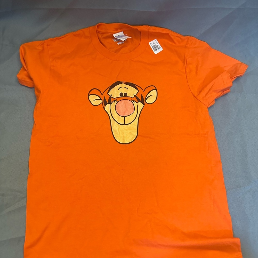 Orange T-Shirt with Tigger Graphic Disney